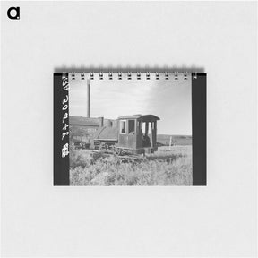 アートメモ帳-Old Locomotive at Idle Sawmill
 - ラッセル リー Memo.