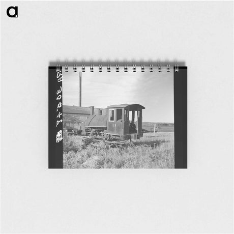 アートメモ帳-Old Locomotive at Idle Sawmill
 - ラッセル リー Memo.