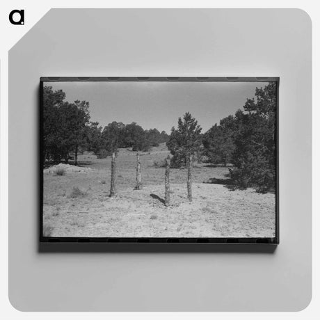 アートパネル-Grave in Mountain Cemetery
 - ラッセル リー Canvas.