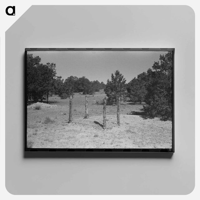 アートパネル-Grave in Mountain Cemetery
 - ラッセル リー Canvas.