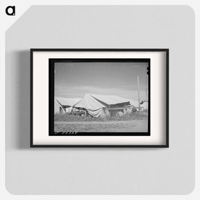 アートポスター-Tent Home at Migratory Farm Labor Camp
 - ラッセル リー Poster.