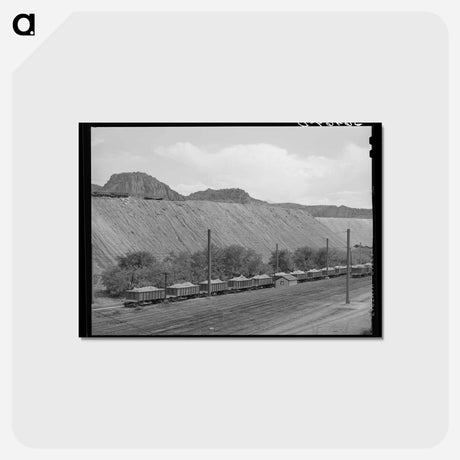 アートポストカード-Carloads of Ore
 - ラッセル リー Postcard.