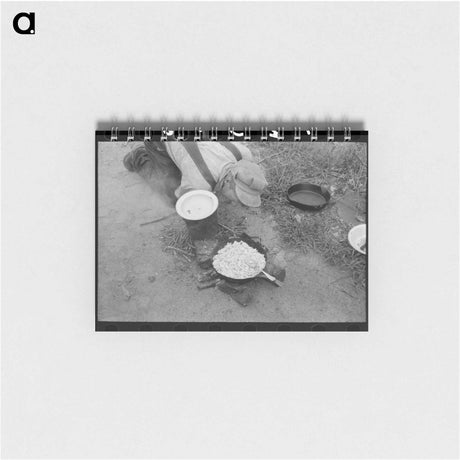 アートメモ帳-Migrant Family's Supper
 - ラッセル リー Memo.