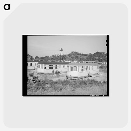 アートポストカード-Streetcar Homes
 - ラッセル リー Postcard.