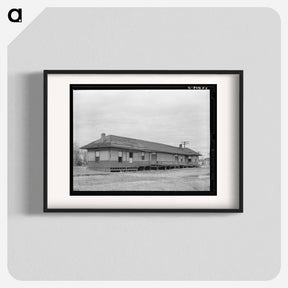 アートポスター-Railroad Station, Mound Bayou
 - ラッセル リー Poster.