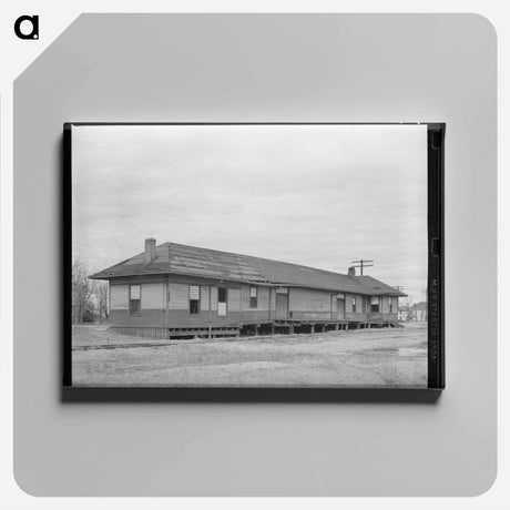 アートパネル-Railroad Station, Mound Bayou
 - ラッセル リー Canvas.
