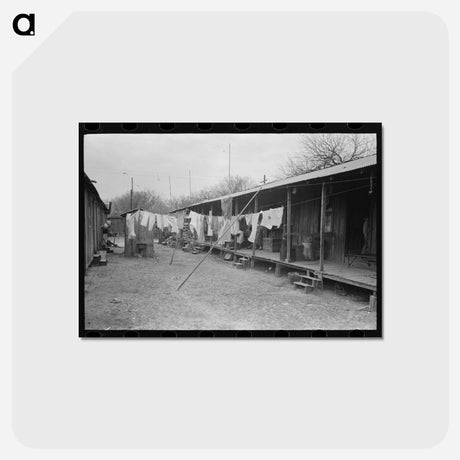 アートポストカード-Mexican Corral
 - ラッセル リー Postcard.