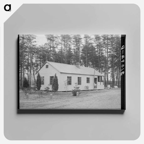 アートパネル-Steel House at Greenbelt
 - ラッセル リー Canvas.