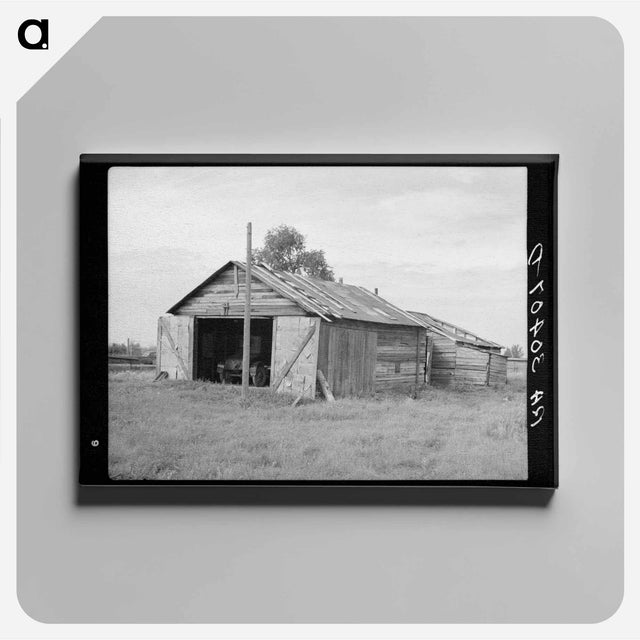 アートパネル-Gemmel Lumber Camp
 - ラッセル リー Canvas.