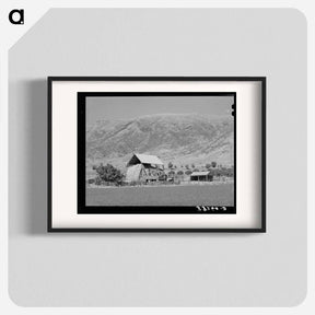 アートポスター-Hay Barn, Wasatch Mountains
 - ラッセル リー Poster.