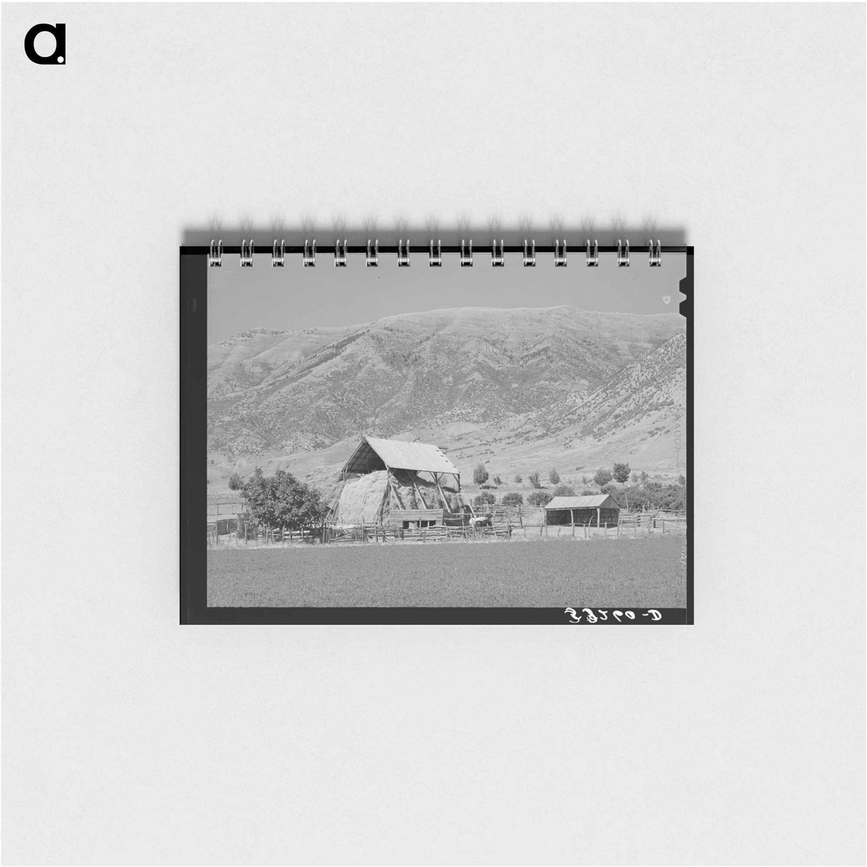 アートメモ帳-Hay Barn, Wasatch Mountains
 - ラッセル リー Memo.