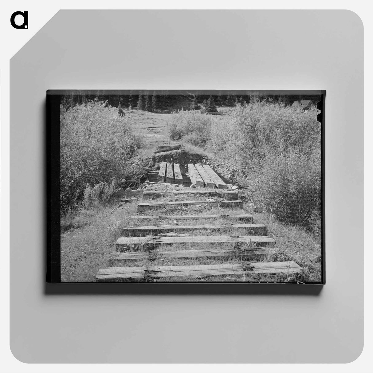アートパネル-Abandoned Ties
 - ラッセル リー Canvas.