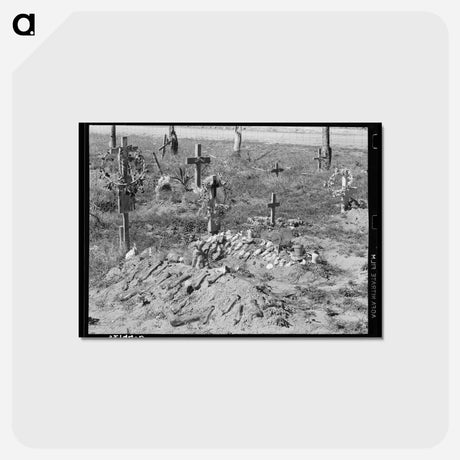 アートポストカード-Mexican Grave
 - ラッセル リー Postcard.