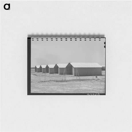 アートメモ帳-Migrant Camp Isolation Units
 - ラッセル リー Memo.