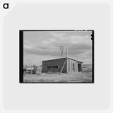 アートポストカード-Yakima County Barn Facilities
 - ラッセル リー Postcard.