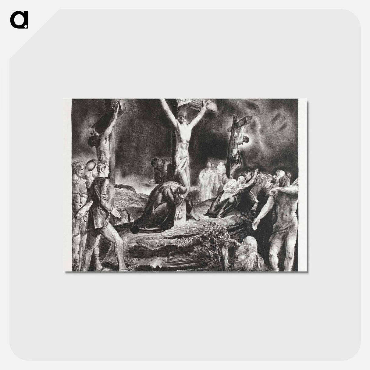アートポストカード-Crucifixion of Christ
 - ボストン公共図書館 Postcard.