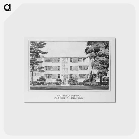 アートポストカード-Canning Peaches
 - ラッセル リー Postcard.