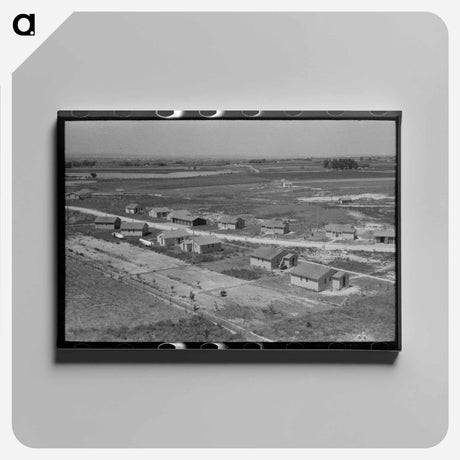 アートパネル-FSA Labor Camp Homes
 - ラッセル リー Canvas.