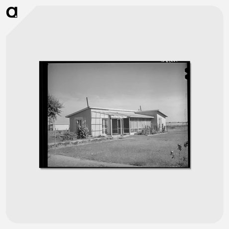 アートポストカード-Casa Grande Valley Farmhouse
 - ラッセル リー Postcard.