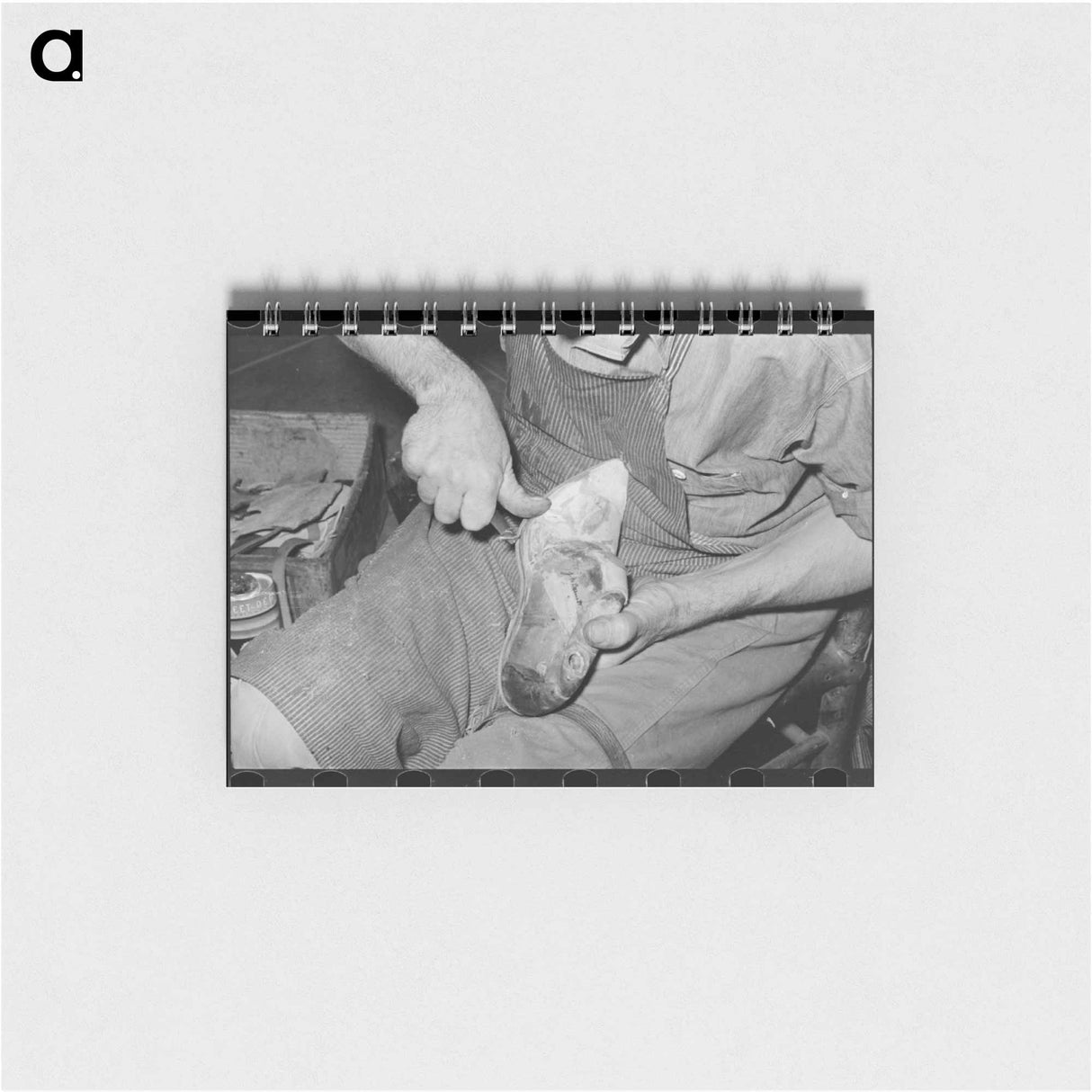 アートメモ帳-Boot Shop Inner Sole
 - ラッセル リー Memo.