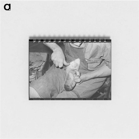 アートメモ帳-Boot Shop Inner Sole
 - ラッセル リー Memo.