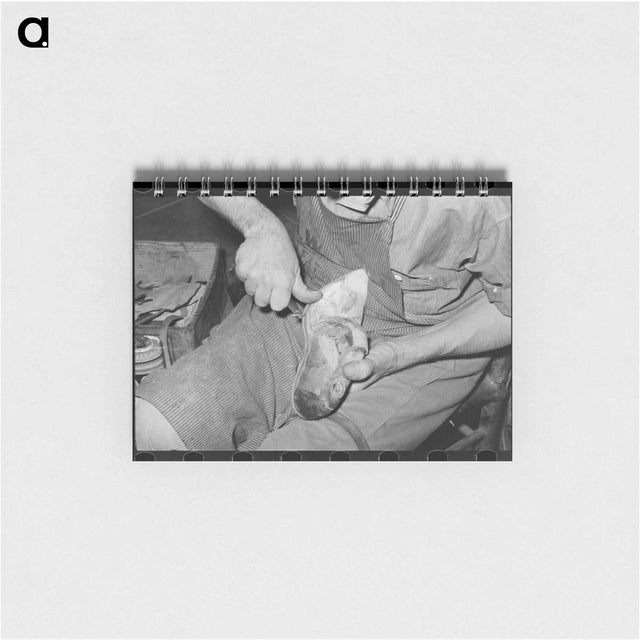 アートメモ帳-Boot Shop Inner Sole
 - ラッセル リー Memo.