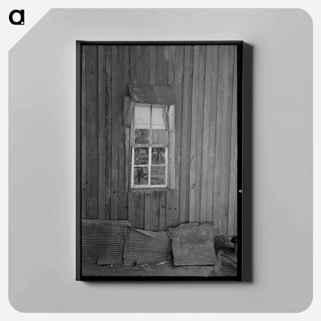 アートパネル-Front Porch of Sharecropper Cabin
 - ラッセル リー Canvas.