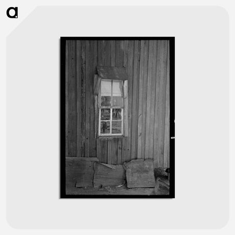 アートポストカード-Front Porch of Sharecropper Cabin
 - ラッセル リー Postcard.