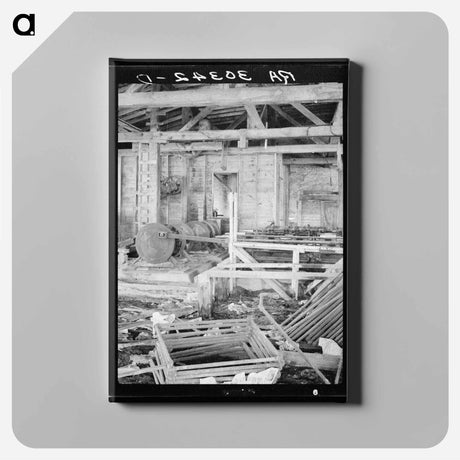 アートパネル-Abandoned Excelsior Mill
 - ラッセル リー Canvas.