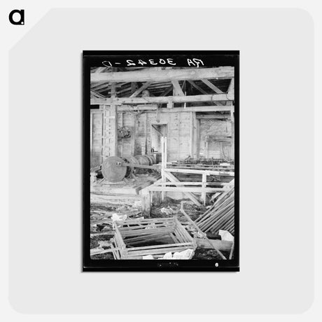 アートポストカード-Abandoned Excelsior Mill
 - ラッセル リー Postcard.