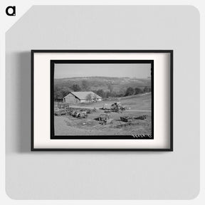 アートポスター-Placer County Barn
 - ラッセル リー Poster.