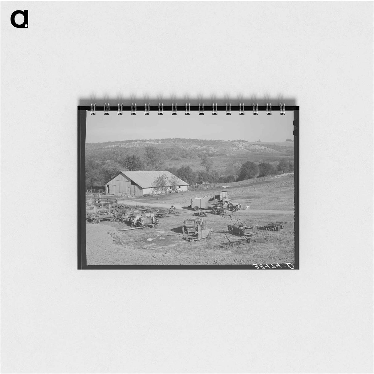 アートメモ帳-Placer County Barn
 - ラッセル リー Memo.