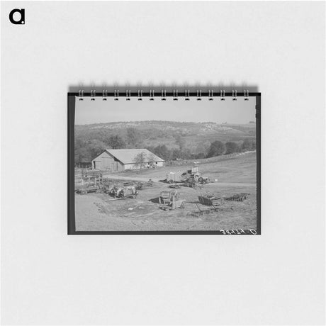 アートメモ帳-Placer County Barn
 - ラッセル リー Memo.
