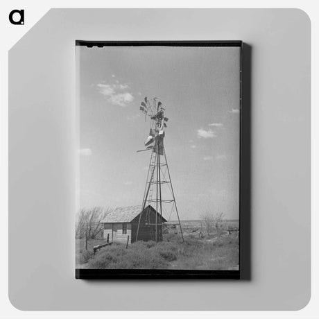 アートパネル-Abandoned Farm
 - ラッセル リー Canvas.