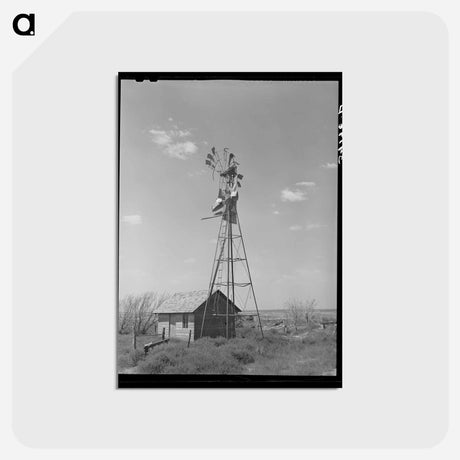 アートポストカード-Abandoned Farm
 - ラッセル リー Postcard.