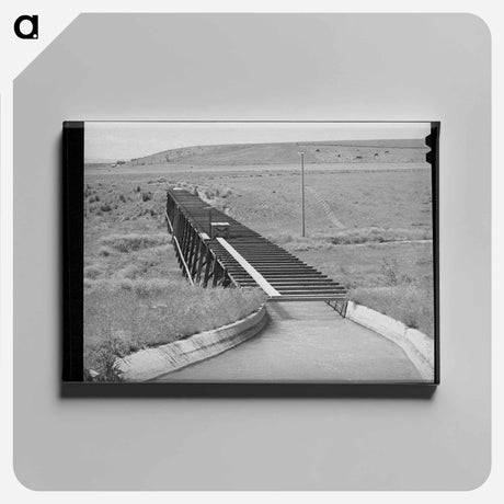 アートパネル-Owyhee Dam Irrigation
 - ラッセル リー Canvas.