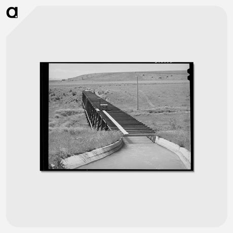 アートポストカード-Owyhee Dam Irrigation
 - ラッセル リー Postcard.