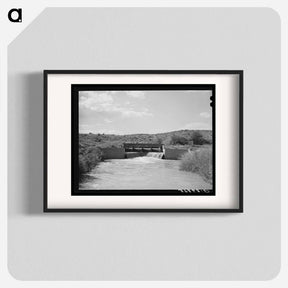 アートポスター-Irrigation Canal, New Mexico
 - ラッセル リー Poster.