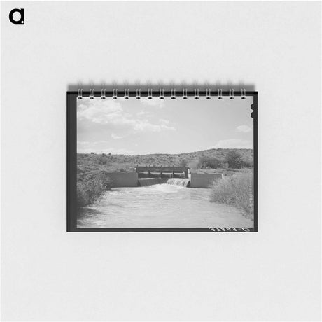 アートメモ帳-Irrigation Canal, New Mexico
 - ラッセル リー Memo.