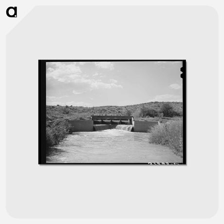 アートポストカード-Irrigation Canal, New Mexico
 - ラッセル リー Postcard.
