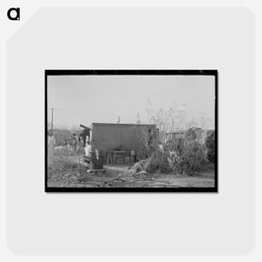 アートポストカード-Mesquite Camp, Texas
 - ラッセル リー Postcard.