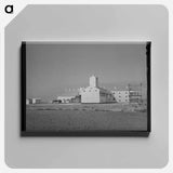 アートパネル-Cotton Gin in Nueces County
 - ラッセル リー Canvas.