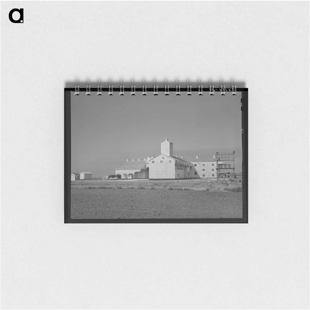 アートメモ帳-Cotton Gin in Nueces County
 - ラッセル リー Memo.