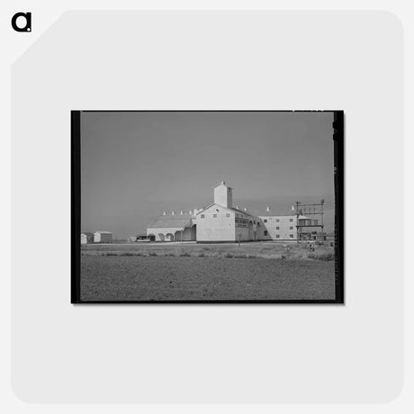 アートポストカード-Cotton Gin in Nueces County
 - ラッセル リー Postcard.