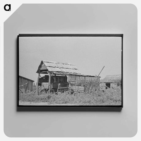 アートパネル-Wagon Shed
 - ラッセル リー Canvas.