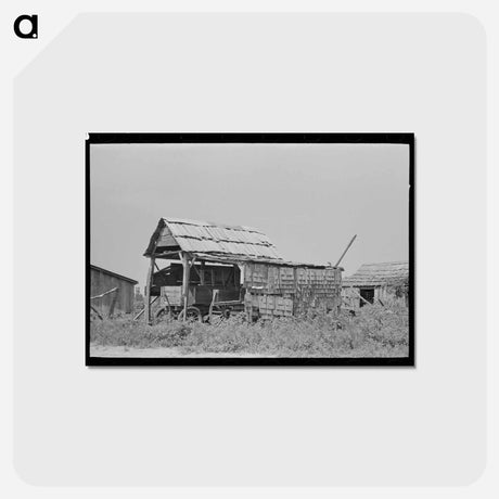 アートポストカード-Wagon Shed
 - ラッセル リー Postcard.