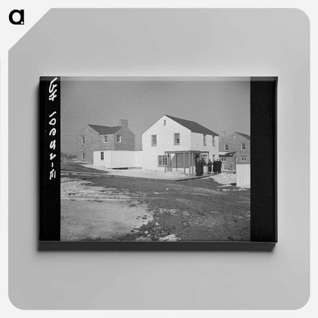 アートパネル-Greendale Model House Visitors
 - ラッセル リー Canvas.