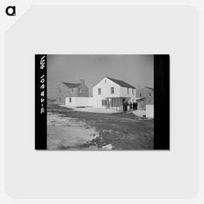 アートポストカード-Greendale Model House Visitors
 - ラッセル リー Postcard.