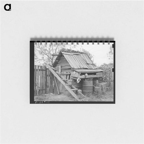 アートメモ帳-Louisiana Farm Shed
 - ラッセル リー Memo.