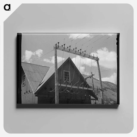 アートパネル-Telluride Gold Mill
 - ラッセル リー Canvas.